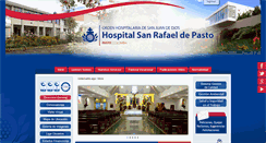 Desktop Screenshot of hospitalsanrafaelpasto.com